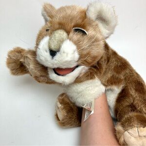 Folkmanis Puppet African Lion Cub Plush Stuffed Animal Marionette Collector